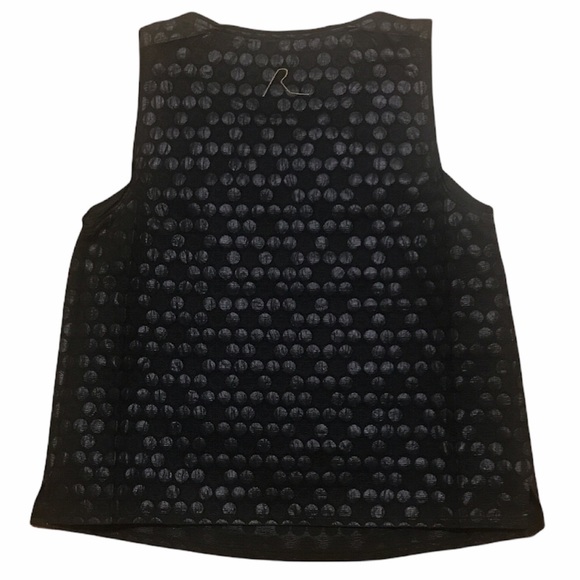 Women’s Cote’lac Tissue Fabric Sleeveless Tank Top, Size 2, US Size: 10, black - Picture 5 of 8